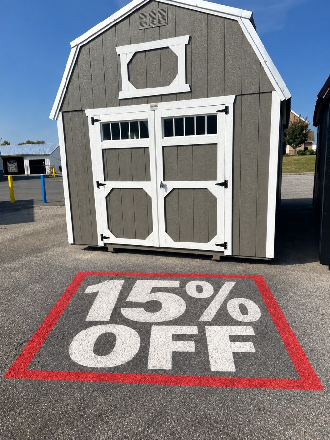 #28 Lofted Barn - 10 X 16 - Special Price ($4,781.25 or as low as $162.63 / Month)